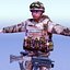 Reino Unido Comando Rigged 3DSMax