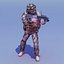 Reino Unido Comando Rigged 3DSMax