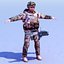 Reino Unido Comando Rigged 3DSMax