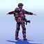 Reino Unido Comando Rigged 3DSMax