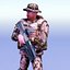Reino Unido Comando Rigged 3DSMax