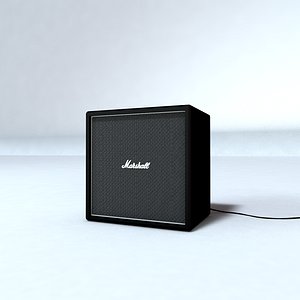 marshall black amp 3D model