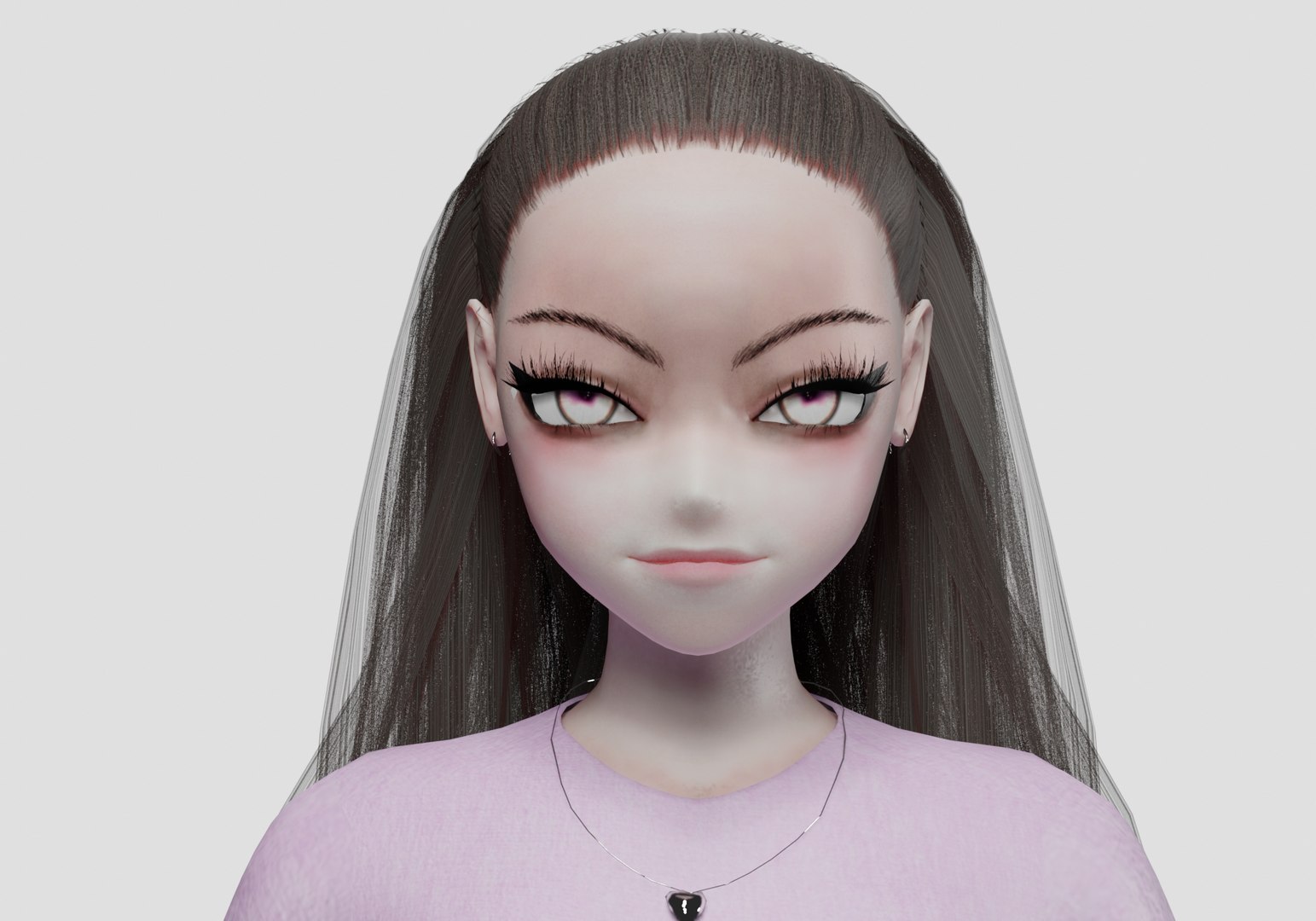 3D Anime Basic Girl V30635 Model - TurboSquid 2270995