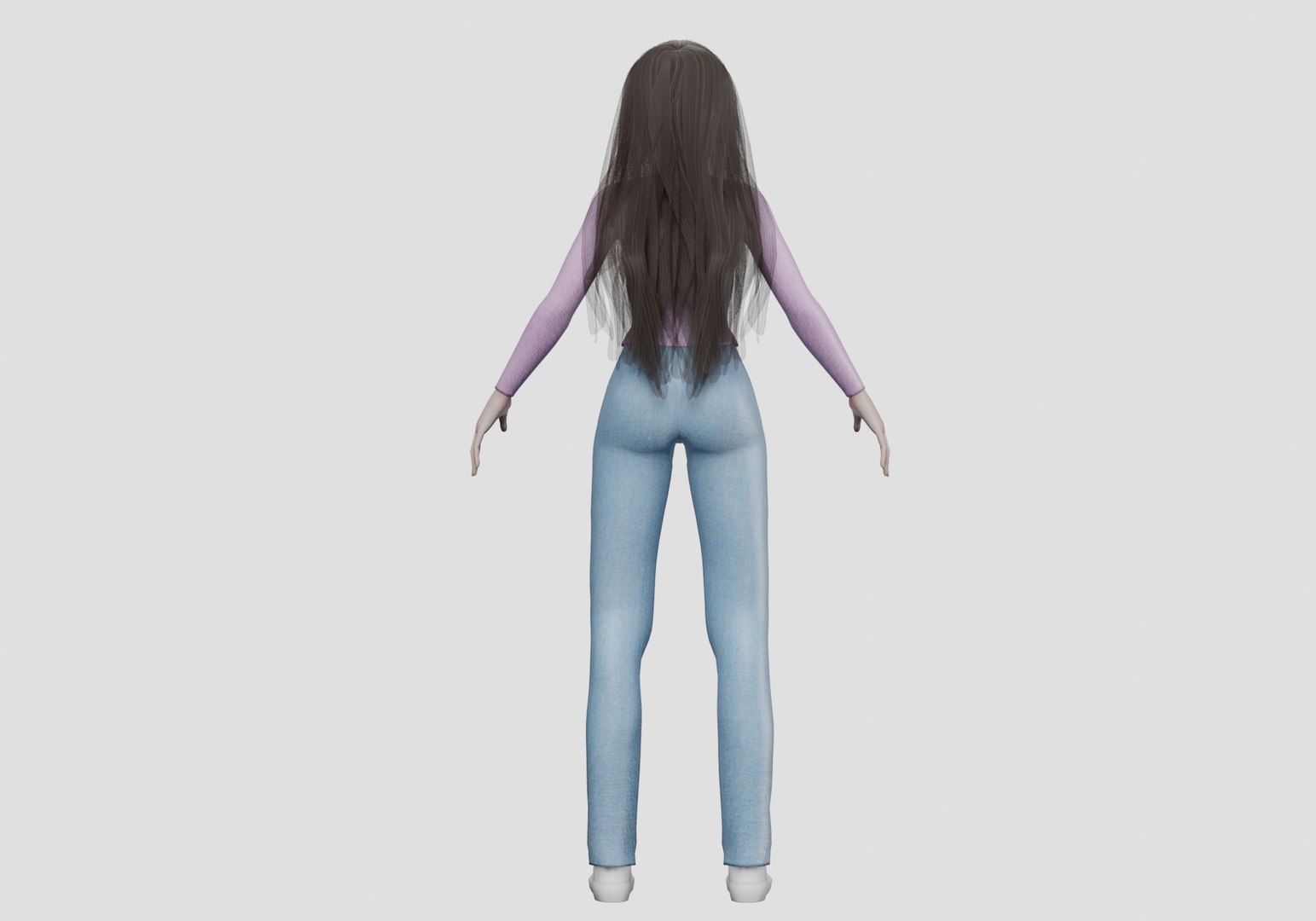 3D Anime Basic Girl V30635 Model - TurboSquid 2270995