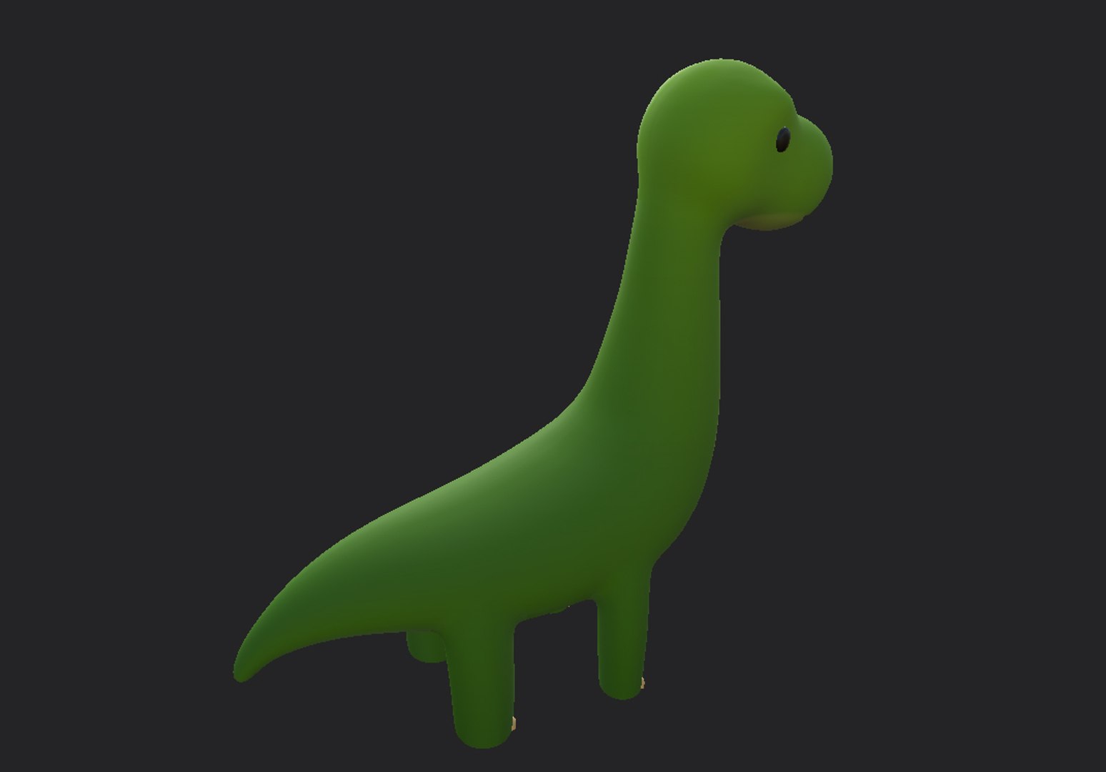 Dinosaur cartoon model - TurboSquid 1500599