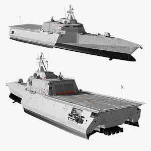 3D Combat Naval Ship USS Independence LCS-2 model