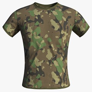 Male Military Camouflage T-Shirt