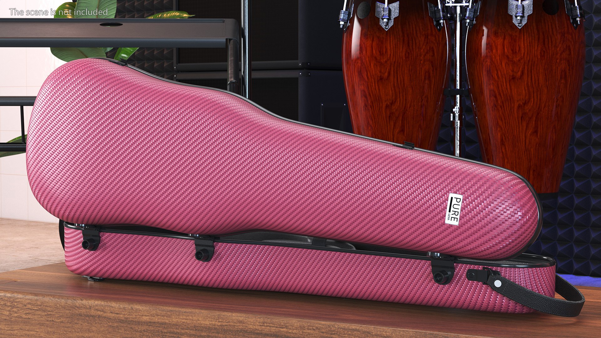 Violin Case Gewa Pure Red Empty 3D Model - TurboSquid 2143286