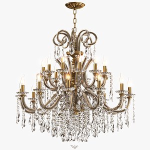 Detailed Crystal Chandelier