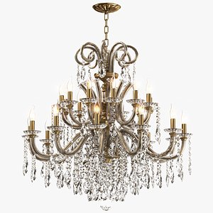 Detailed Crystal Chandelier