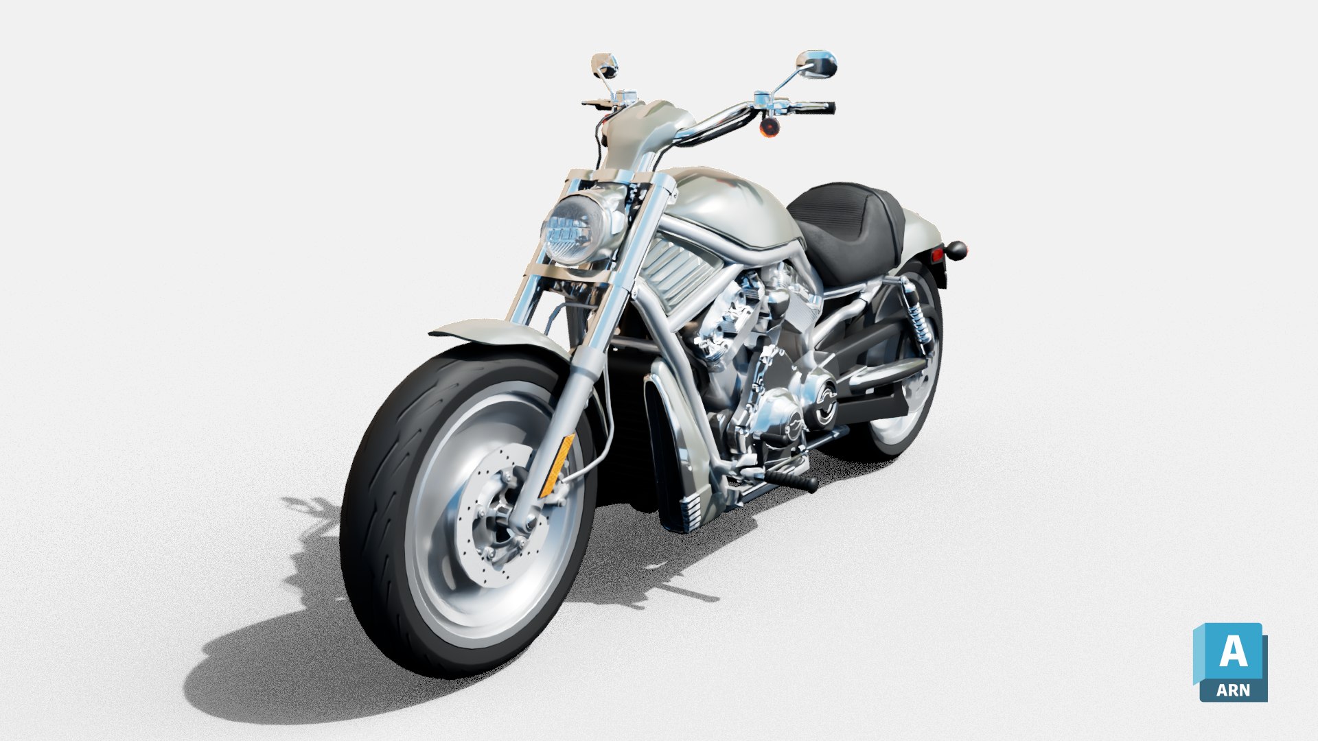 Harley Davidson V-Rod VRSC Gameready 3D Model - TurboSquid 2388984