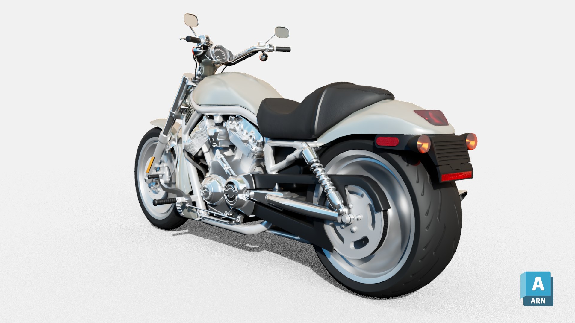 Harley Davidson V-Rod VRSC Gameready 3D Model - TurboSquid 2388984