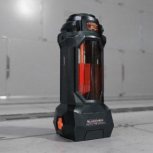 3D Sci-Fi Asset Container Flask Thermos model