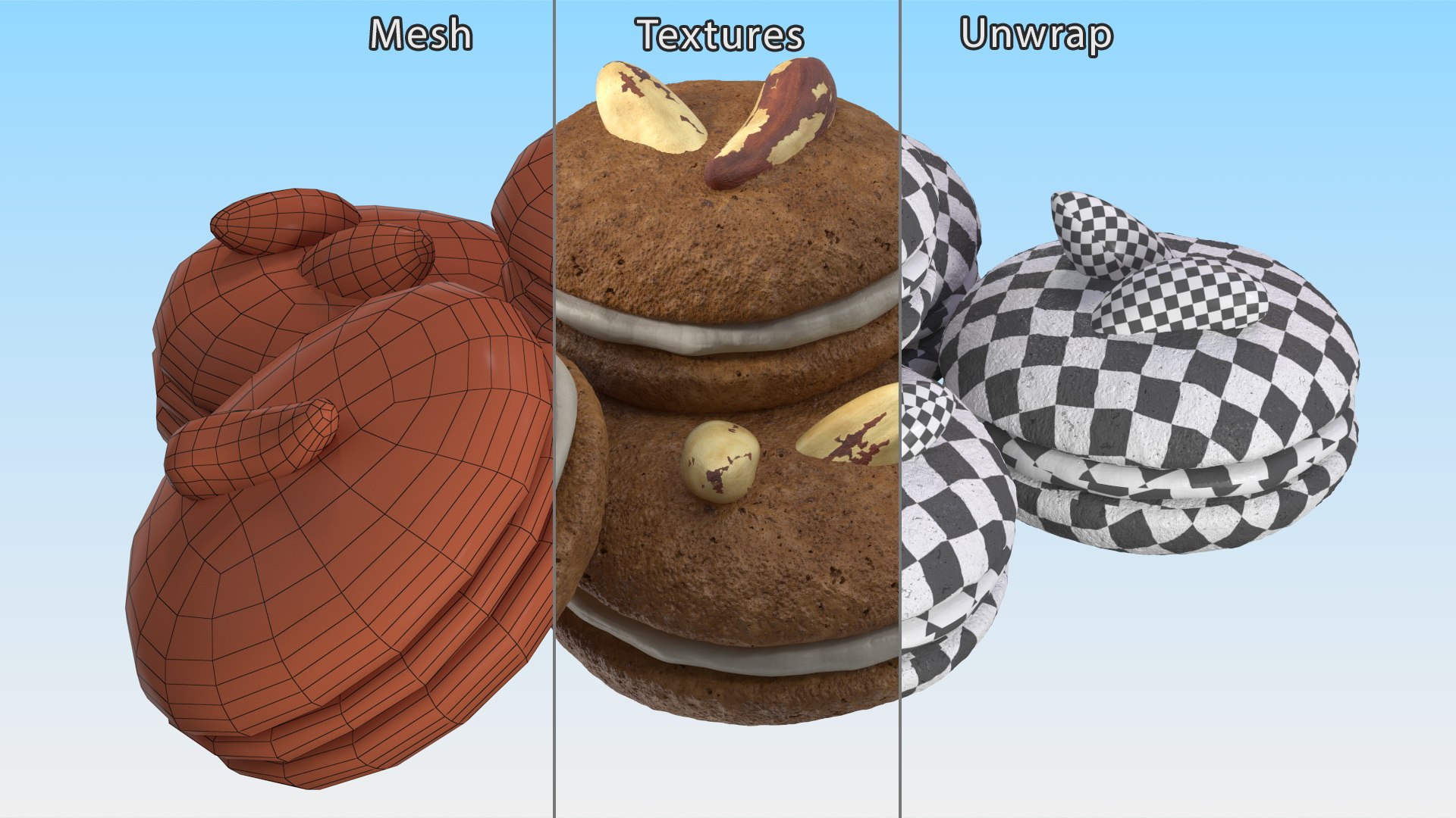 Milk With Cookies Collection Model - TurboSquid 2357101