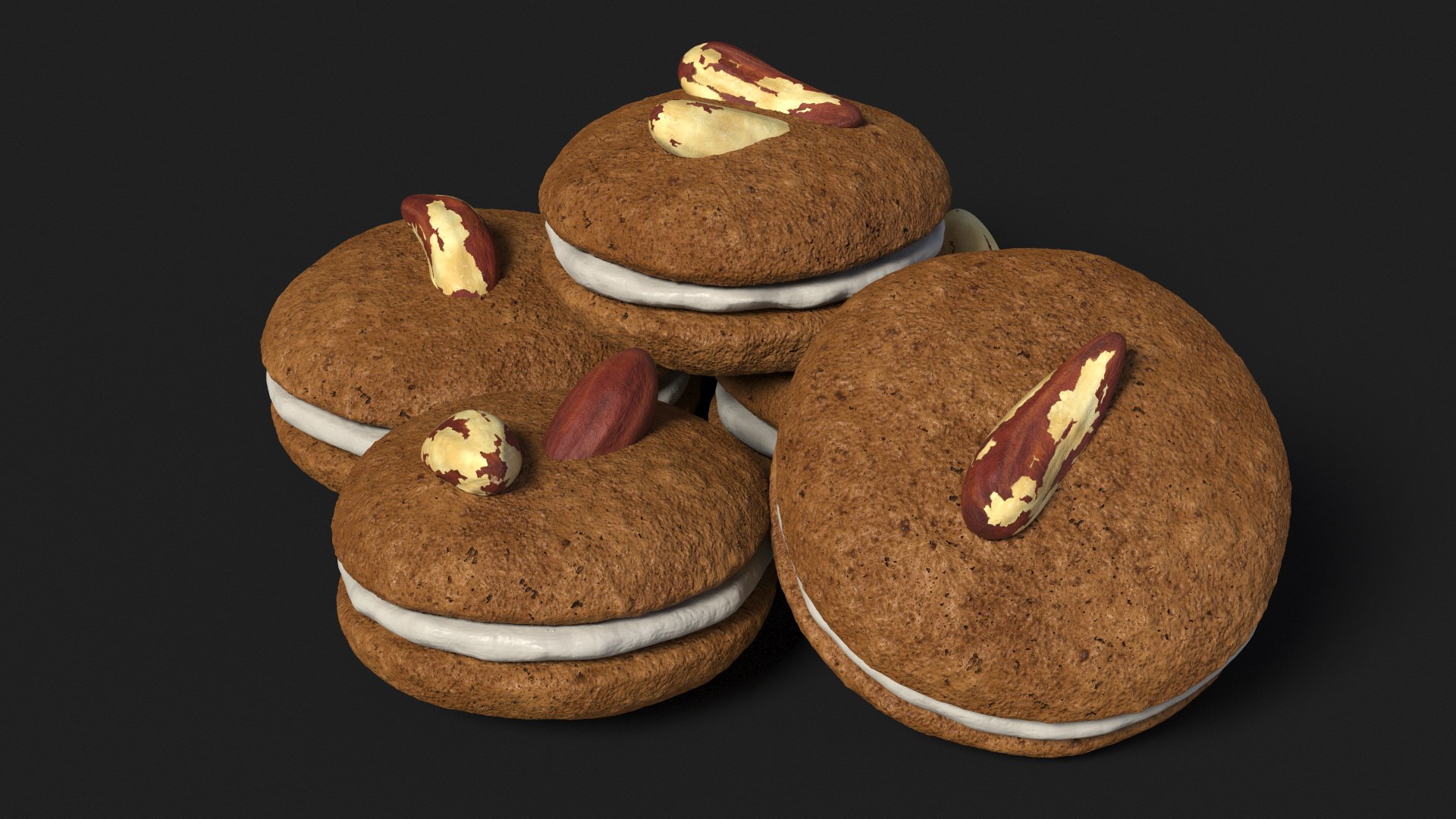 Milk With Cookies Collection Model - TurboSquid 2357101