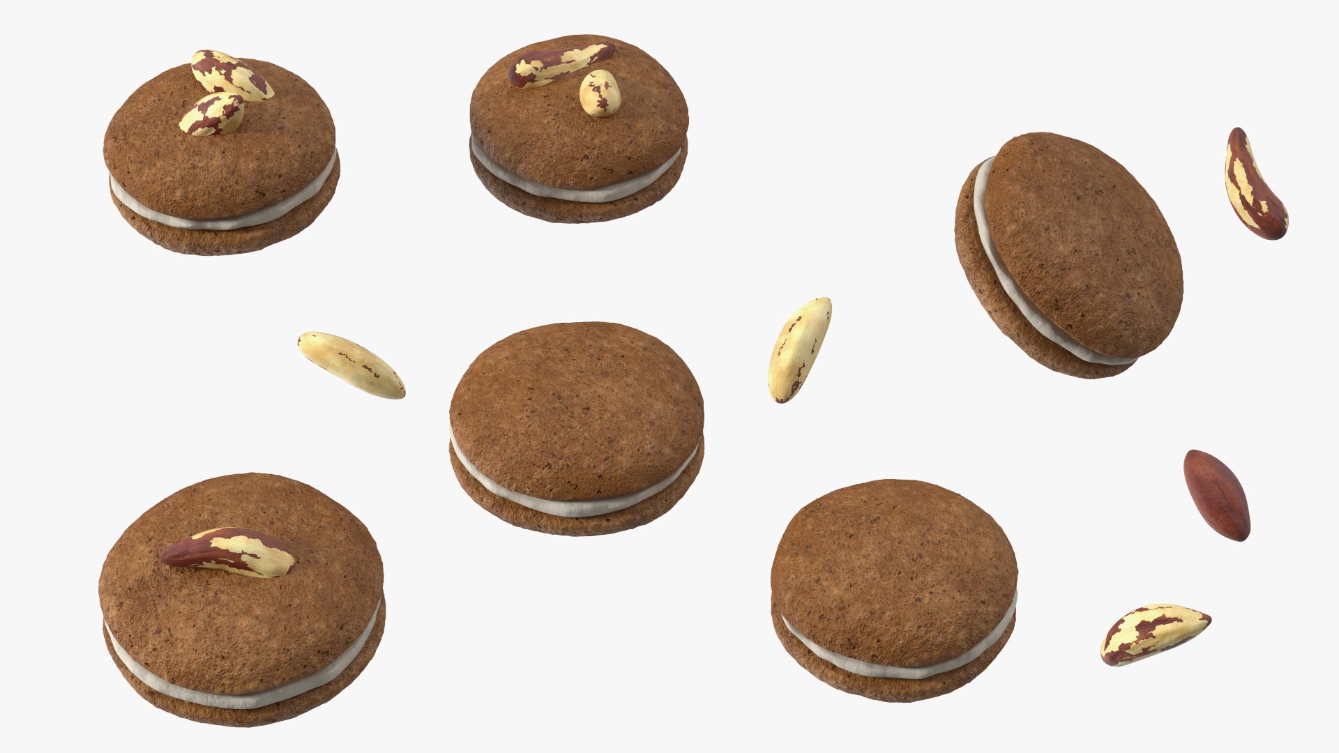 Milk With Cookies Collection Model - TurboSquid 2357101