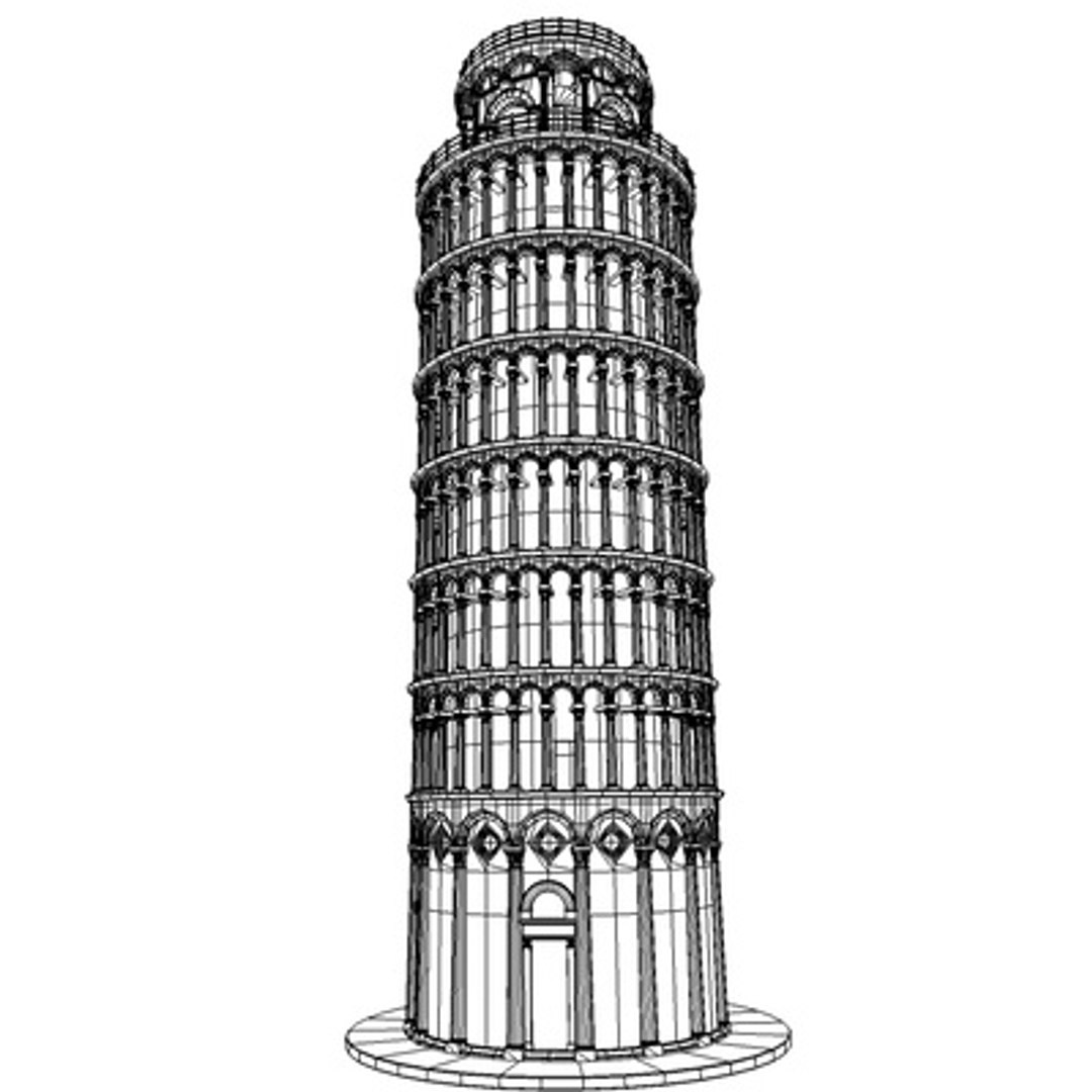 3d Model Pisa Tower