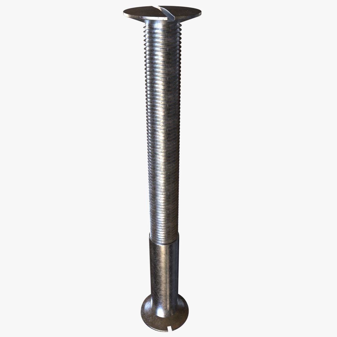 Door handle screw model TurboSquid 1337988