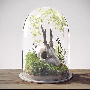 Skull in Flask