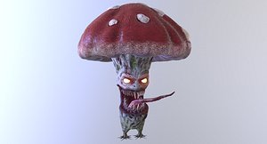 evil mushroom smile model