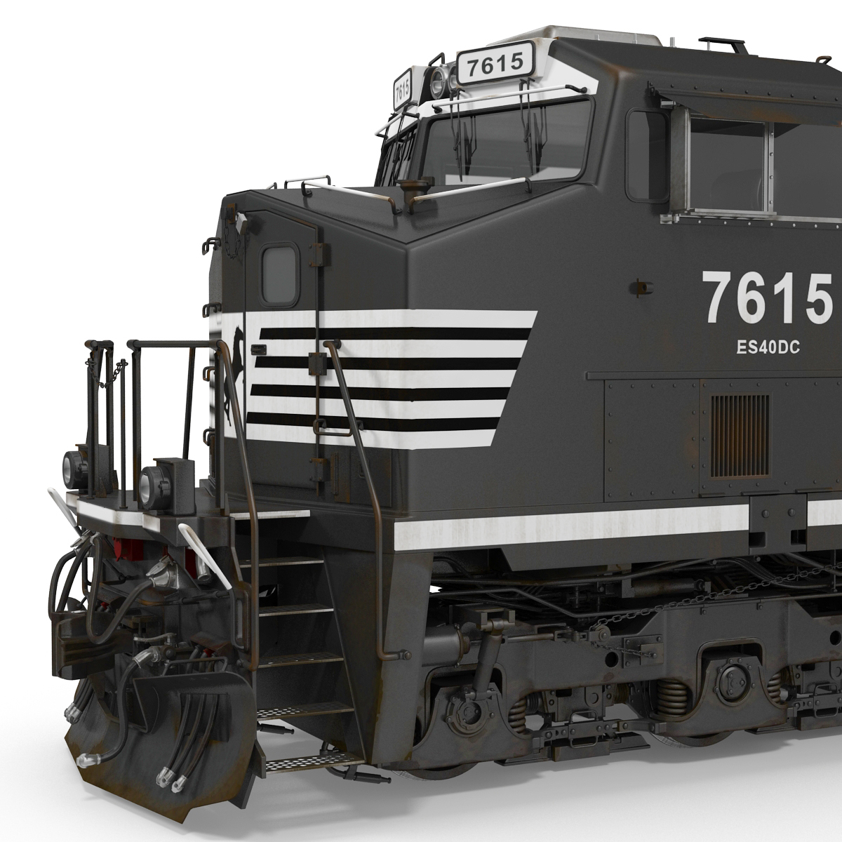 3d train es40dc norfolk southern