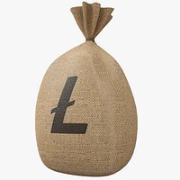 Money Bag v5 Litecoin with Pbr 4K 8K