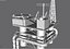 high detail oil rig.gmax