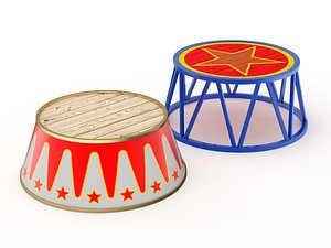 circus stand 3D model