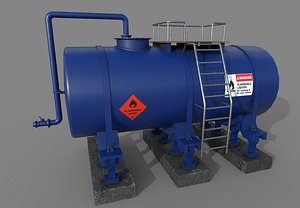 Industrial Tank 3D model