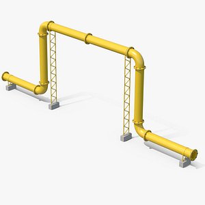 Gas Pipeline 3D model