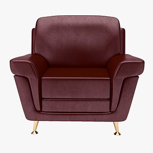 chair leather interior 3d model