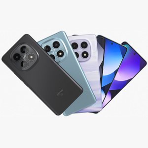 Xiaomi Redmi Note 15 5G All Colors 3D