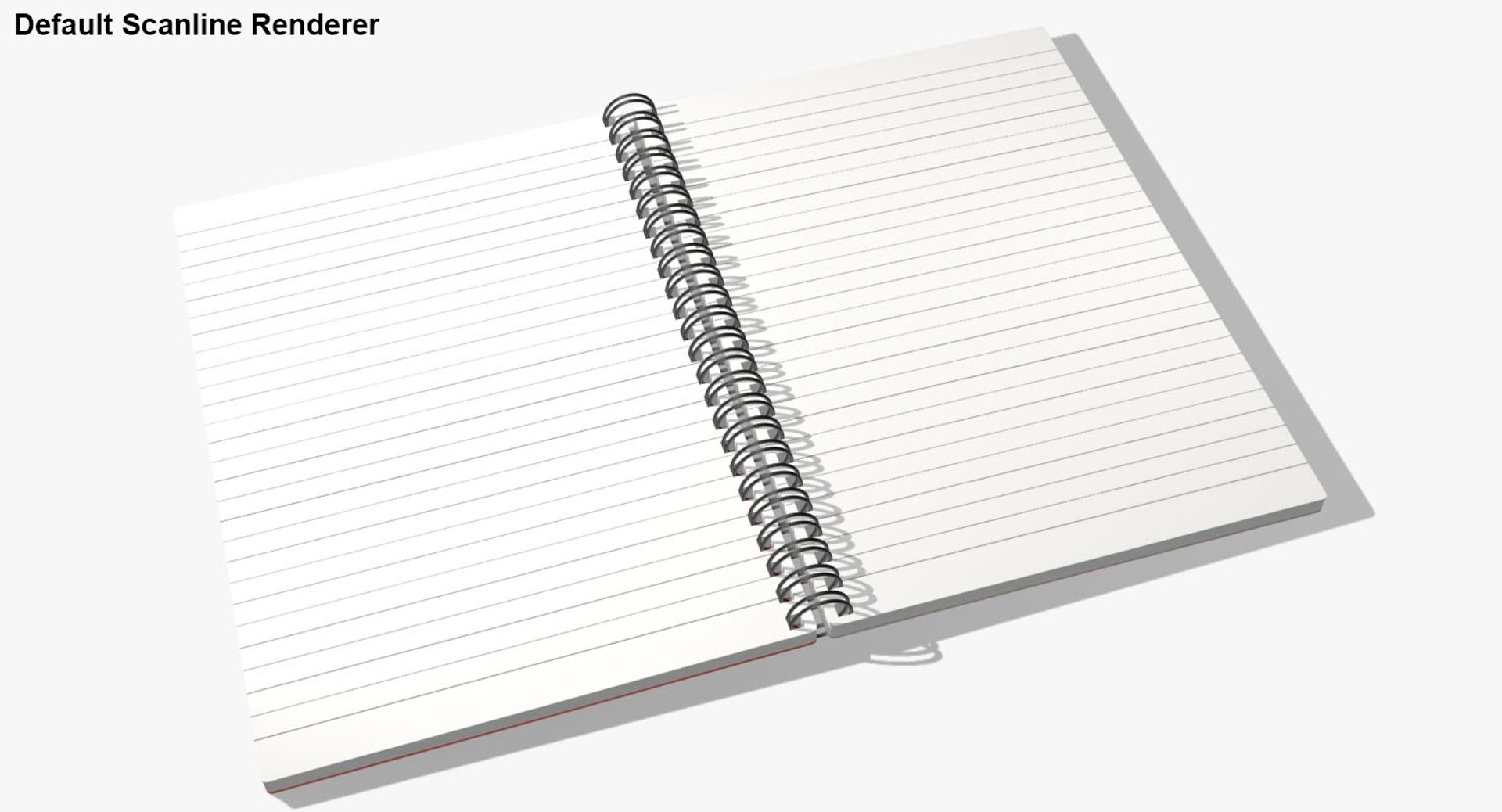 Realistic Open Notebook 2 3D Model - TurboSquid 1166387