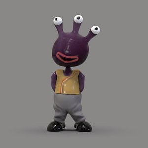 Alien Cartoon 3D