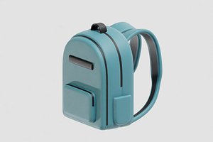 School Bag Backpack cartoon