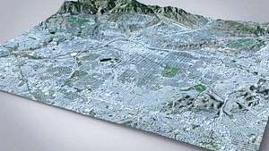 Cityscape Colorado Springs USA 3D model