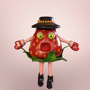 Straw Berry Character