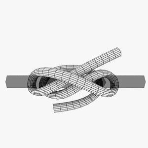 3D knot hitch model