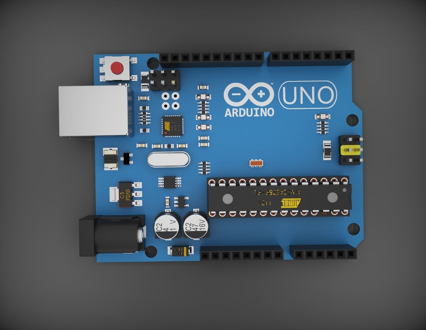 Arduino Uno 3D Model - TurboSquid 1829290