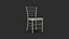3D Event Chiavari Chairs Mahogany model
