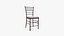 3D Event Chiavari Chairs Mahogany model