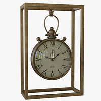 Industrial Age Mantel Clock Table Clock PBR