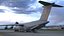 Lockheed C-5M Super Galaxy Dark Gray with Interior Rigged