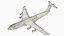 Lockheed C-5M Super Galaxy Dark Gray with Interior Rigged
