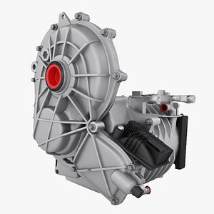 Electric Engine with Gearbox