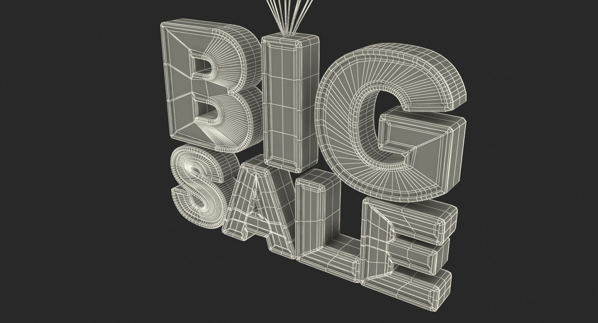 Parachute Discount Sign 3D TurboSquid 1218901