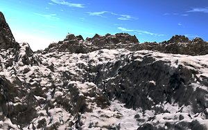 mountain realist montagnes 3d model