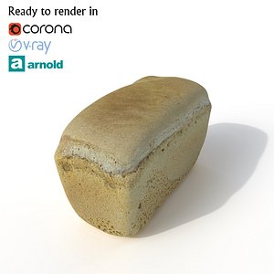 3D model bread photogrammetry arnold