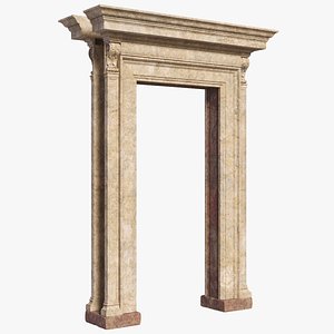 Eroded Stone Double Doorway