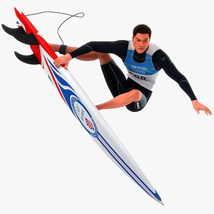 White Surfer Animated HQ